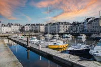 Charming studio with terrace in the heart of Vannes, 5 minutes from the port - 廚房