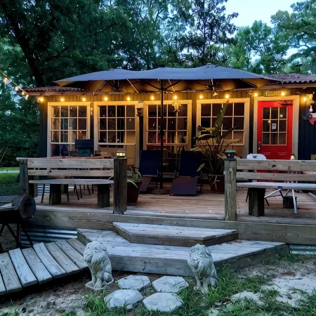 Lake view cabin&creek-Sam Houston national forest
