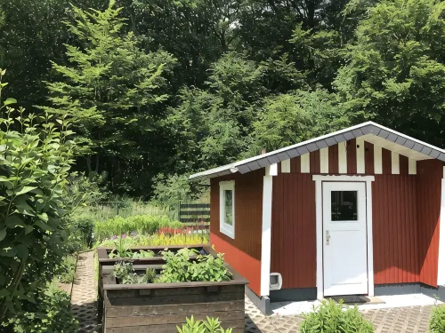 Wooden house with large garden and sauna "dogs welcome"