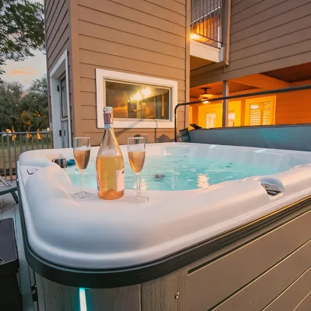 Luxury on Lake LBJ with Hot Tub Firepit & Boat Slip