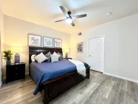 Full amenities in kitchen, bathroom and bedrooms with gym, Pool and Hot Tub - 4-Star