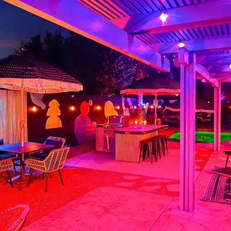 The Jungalow: Luxe Jungle Vibes Meet Modern Desert Living w/ Lagoon Style Pool