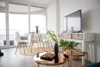 ☆Modern apartment☆Wide view☆29th floor☆Neflix☆Center☆ - balcony