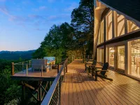 Cozy A-Frame w/ Amazing Views, Hot Tub, Game Room, Near Burnsvillle and Marion - 木屋