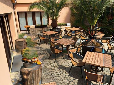 다양한 호텔 조식 뷔페