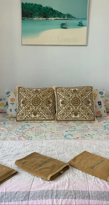 ห้องดีลักซ์เตียงใหญ่ วิวสวน