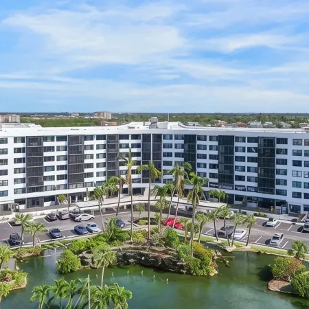 Two bedroom condo on Siesta Key with 2 pools, marina, tennis courts & more!