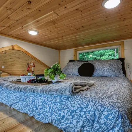 The Leconte Tiny Home Overlooking the Pigeon River