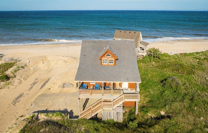 Rodanthe Obx Oceanfront Family Escape Hot Tub Dog Friendly Sleeps 12