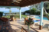 Baywatch - seaside villa, modern, spectacular location & garden, pool, cook - Villas