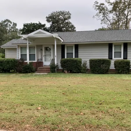 Charming house with a large fenced lot in a central location