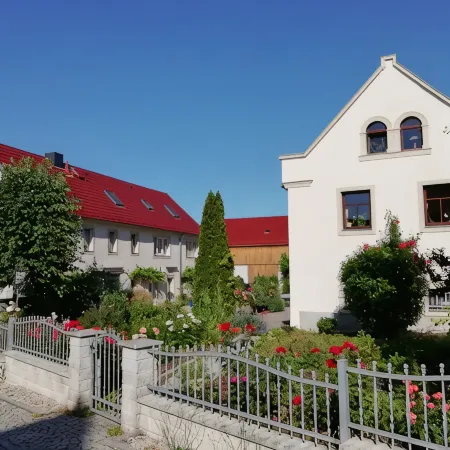 Apartment "Landliebe" with pool and sauna use on a restored 3-sided courtyard