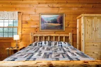 Luray Mountain Log Cabin #4 Deluxe Firepit Hot Tub Stone Fireplace Mountain View
