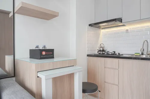 Homey and Minimalist 2BR at Podomoro Golf View Apartment By Travelio - 3-Star