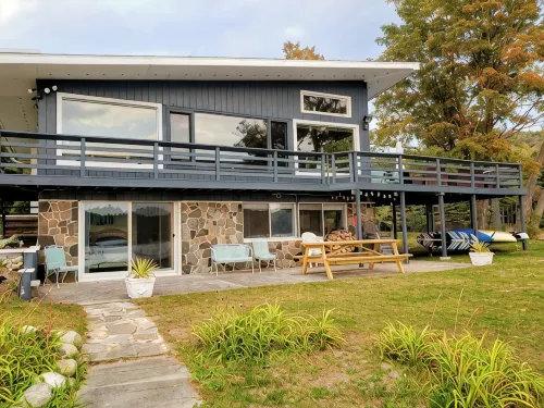 Direct Waterfront! 230ft of frontage. 6BRs, 2BAs and beautiful views!