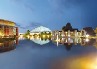 Hotel-Etage Apfelrot