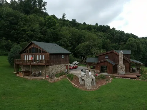 Rustic log cabin~ HOT TUB~ Breathtaking mountian views near Hatley Point - Alppimaja