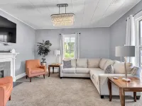 Historic 3BR with Porch & Fire Pit near Downtown Hotels in Simpsonville