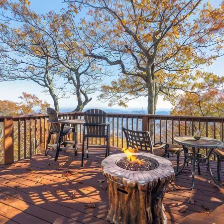 Unbeatable Views Atop Wintergreen Pool