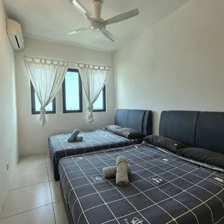 Meritus Comfy 3 Bedroom with 8 Pax by Moowin