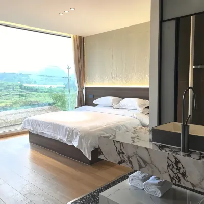 Jixi Farmhouse Xiaoyuan Inn - مطابخ