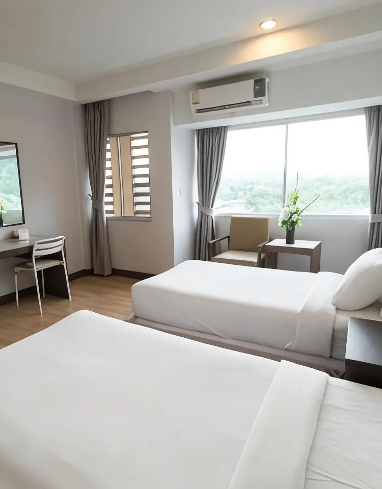 ห้องดีลักซ์ เตียงใหญ่ 1 เตียง