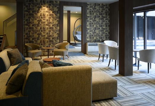 Gensen Ichinoyu 호텔의 깔끔한 객실 내부