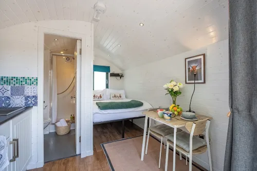 Hideaway pod near Loch Ness for a tranquil retreat, with private garden