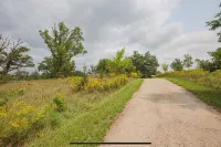 Secluded log cabin at the end of a quiet dead end lane