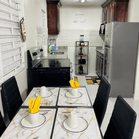 Chic 1-bedroom apartment with AC, WiFi in central New Kingston area