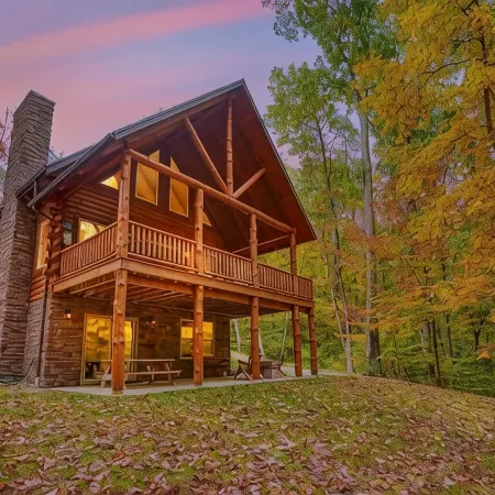 Hannah's Hideaway cabin at Trickle Creek