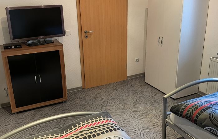Our Apartment is Located in a Residential Street Next to Prosperpark.