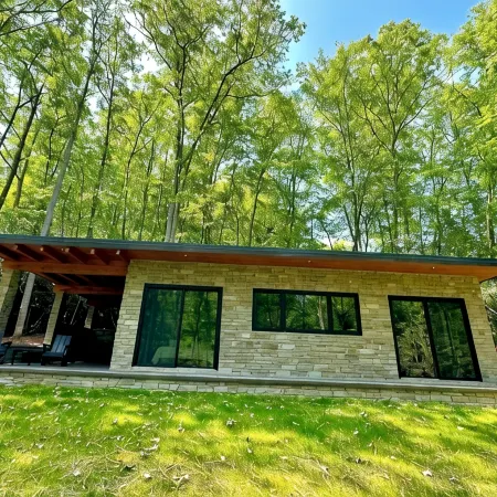 Brand new completed June 2025 with Hot tub and River