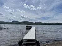 Lake Willoughby Views and access.  Boat Dock and Beach  Wood fired hot tub - Chalets