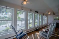 Oceanfront home with private deep water dock on Harmon Harbor, Georgetown, ME