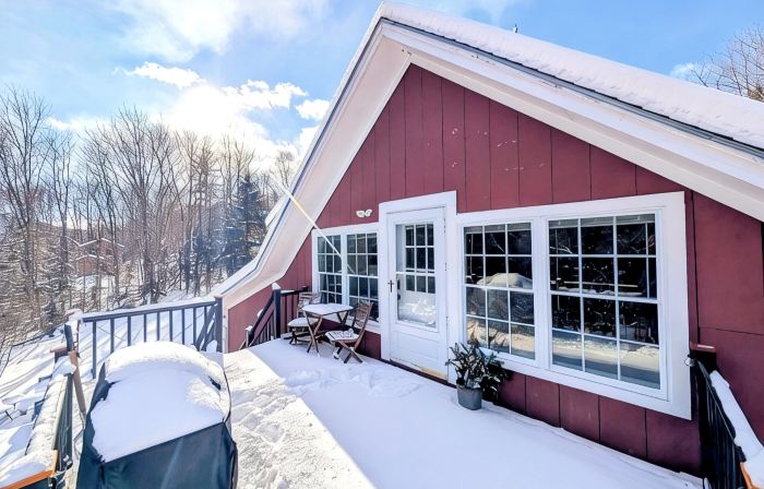 Sunny Alpine Suite • Walk to Lake • Private Deck •  Yard and Gardens w/Fire Pit