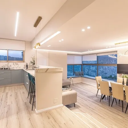 Luxury apartment with panoramic view