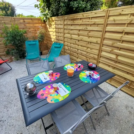 Apartment for 4 people Patio terrace 400 m from the beach Quartier du Parc