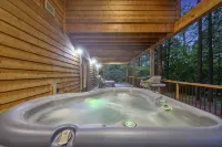 Rustic Romance- Couple's Dream w/Jacuzzi Tub, Hot Tub, & Balcony Swing Bed - Romantic