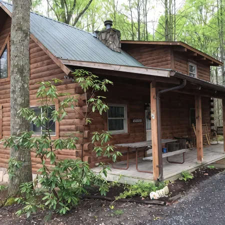 Jackson Cabin is a beautiful 3-bedroom, 2-story log cabin!