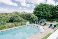 Adorable guest house with saltwater pool and spa with views close to beach