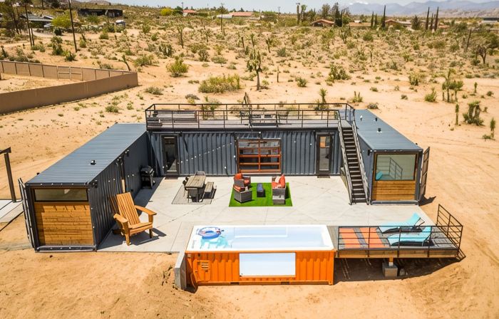 Box on the Rox Container Home + Heated Pool