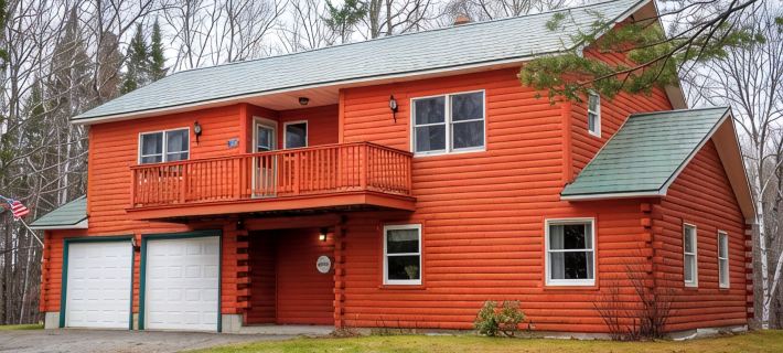 Nickerson Lake Cedar Log Home 아루스투크 카운티 호텔