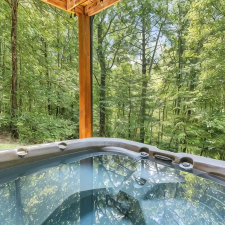 Mineral Bluff Cabin-King-Sleeps 7-Fire Pit-Hot Tub-Pets-10 minutes to Blueridge