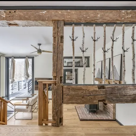 New - Cozy Modern: Stunning Views,3 Mins Ski,BBQ,Fire Pit,Game Room,Walk to Town