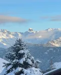 Bright south-facing apartment, 12m2 balcony, splendid view of the resort at the foot of the slopes - Wifi