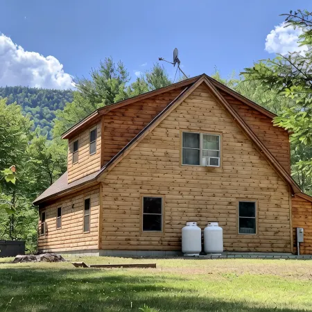 Riverfront Ski Chalet Cabin only minutes to Sunday River Resort & Trails Galore!