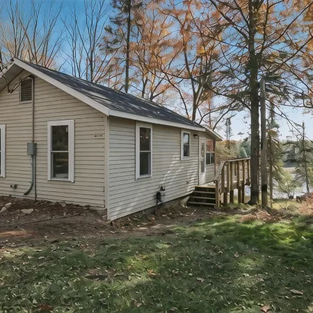 Quiet cabin on Moose Lake in Hayward, Wisconsin.