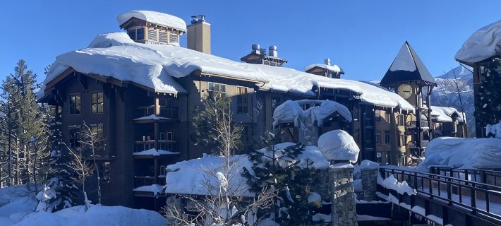 Spacious, top floor, tree views, tastefully remodeled condo, in The Village Hotels in Mammoth Lakes
