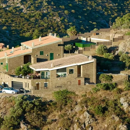 A charming family home with private pool in Cadaques with sea views.